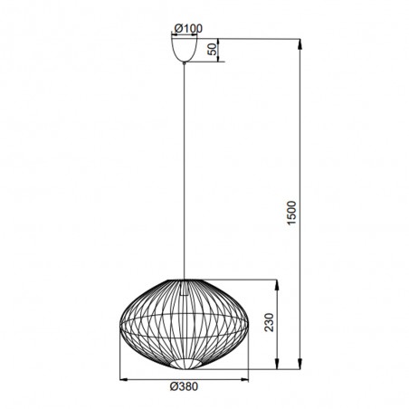 Lampe a suspensión Cobain