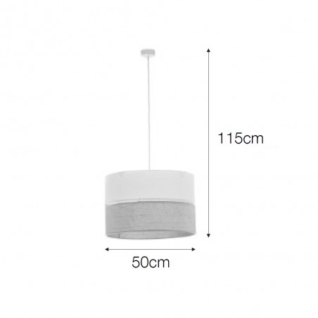 Lampe de plafond Blancolino