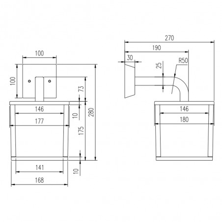 Applique d'extérieur Led Cubango (4,9W)
