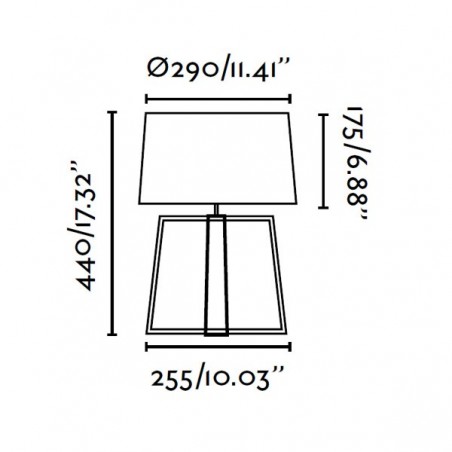 Lampe de table de design Bliss