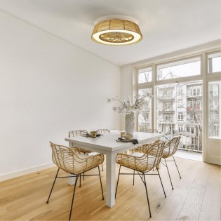 Plafón Ventilador LED...