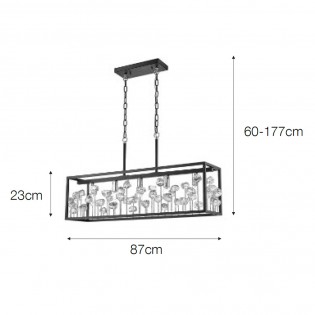 Lampe de plafond Cremona