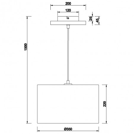 Lampe a suspension Elmau