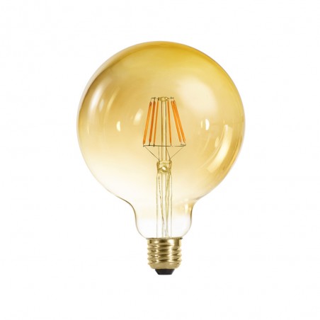 Ampoule LED ballon 125 caramel (6W-chaude)
