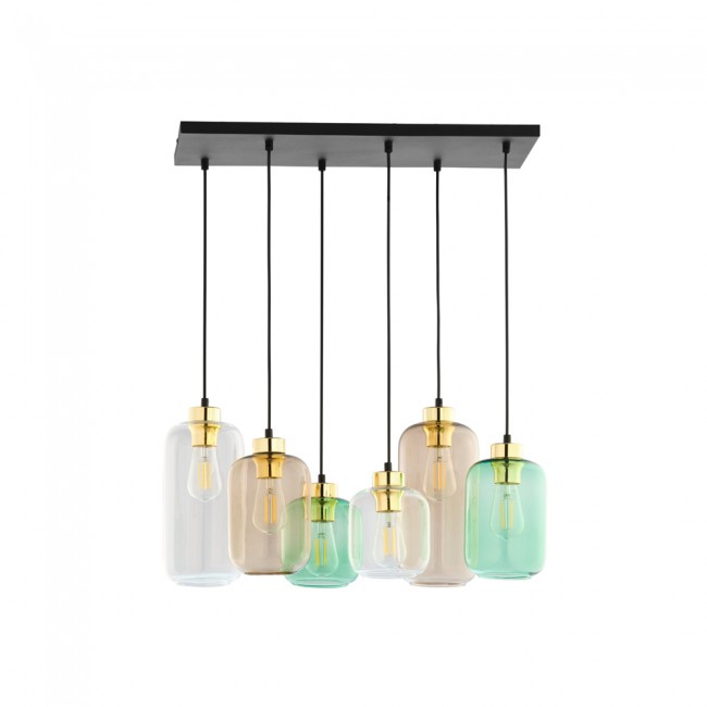 Lampé de suspension Flota Multicolore (6 lumieres)