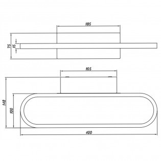 Applique de salle de bains Led Gianni (17W)