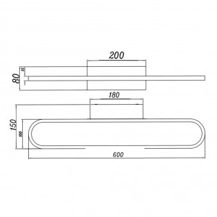 Applique de salle de bains Led Gianni (22W)