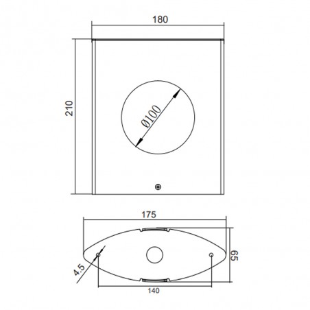 Applique d'extérieur Led Katun (5W)