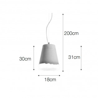 Lampe de plafond Portland