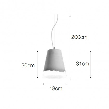 Lampe de plafond Portland