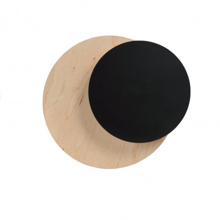 Applique Murale Aura Bois+Noir