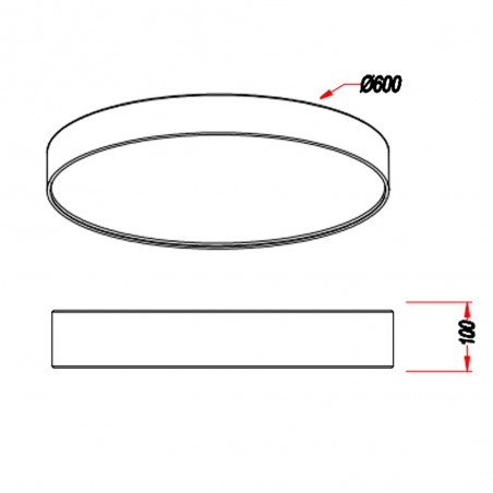 Plafonnier Led Lugano (42W)
