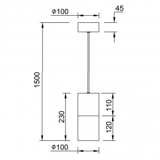 Lampe a suspension Robin
