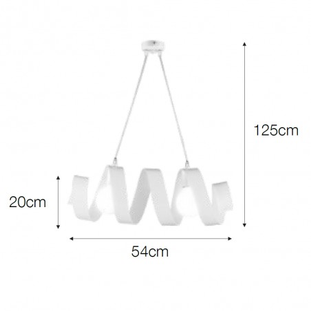 Lampe de plafond Vertigen (2 lumieres)