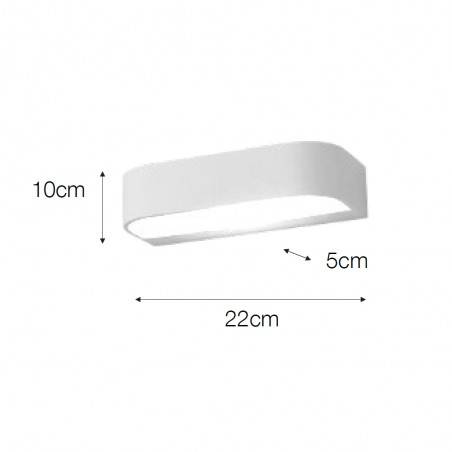 Aplique Murale á LED Mur II (6W)