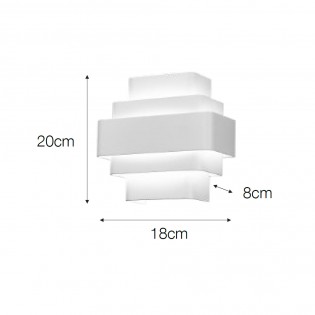 Applique Murale á LED Mur III (12W)