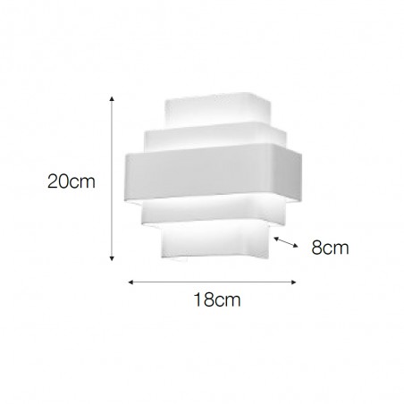 Applique Murale á LED Mur III (12W)