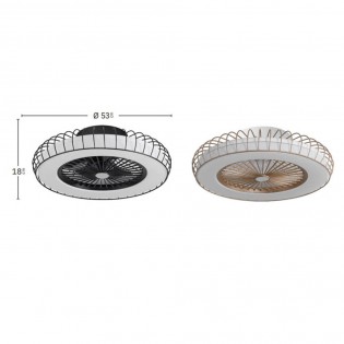 Ventilateur plafonnier LED Albonez CCT (72W)