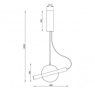 Suspension á LED Enigma (5W)