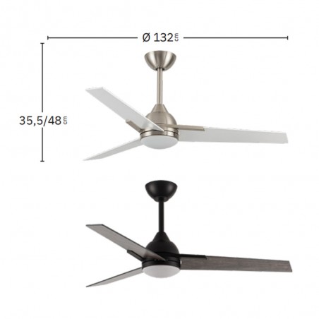 Ventilateur de plafond Led Argestes CCT (22W)