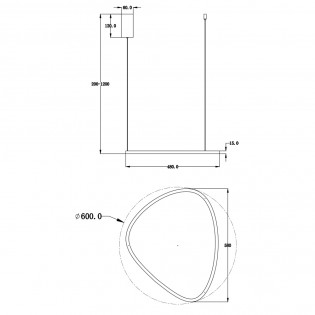 Suspension á LED Glint (24W)