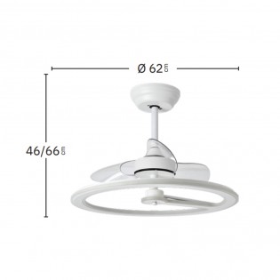 Ventilateur de plafond LED Chom CCT (110W)