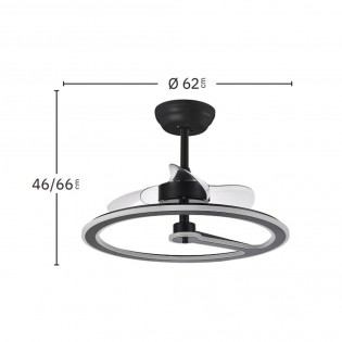 Ventilateur de plafond LED Chom CCT (110W) II