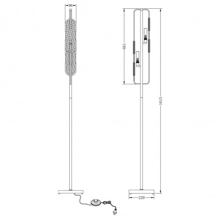 Lampadaire Marmo