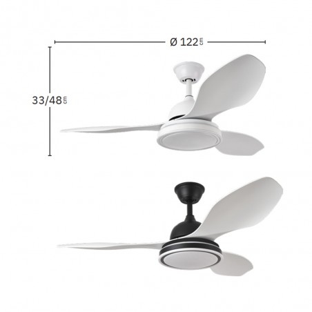 Ventilateur de plafond LED Datoo CCT (48W)
