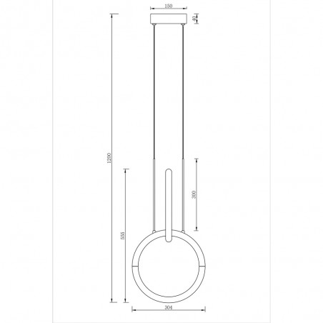 Lampe de plafond á LED Node (18W)