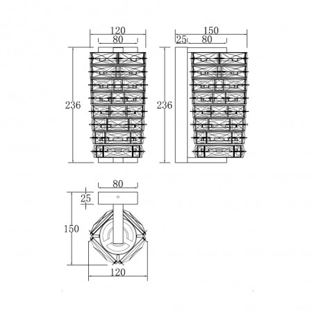 Applique Murale á LED Coil (6W)