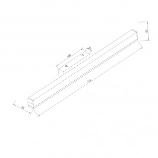 Applique Murale LED Fichte (14W)