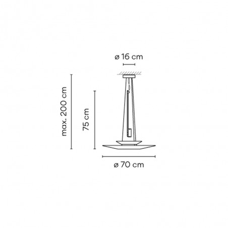 Lampe de plafond á LED Flamingo (16,8W)
