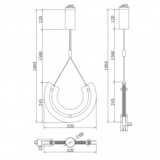 Suspension á LED Maya (10W)
