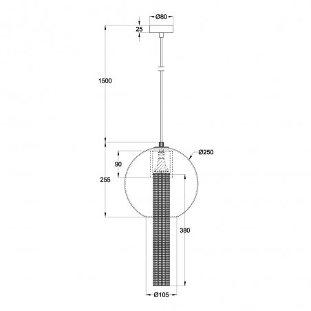 Lampe de suspension Flusso