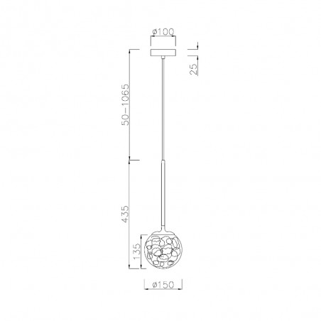 Lampe de plafond Ligero