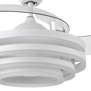 Ventilateur LED avec pales pliantes Kai CCT (72W)