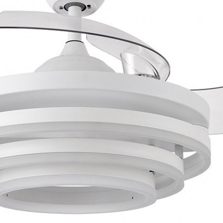 Ventilateur LED avec pales pliantes Kai CCT (72W)