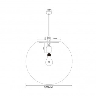 Lampe de plafond d'exterieur Erda