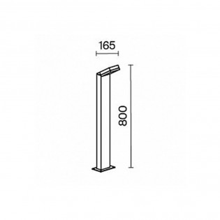 Balisé Exterieur á LED Paso (12W)