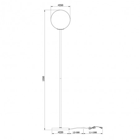 Lampadaire Ring