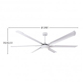 Ventilateur de plafond LED Marea CCT (30W)
