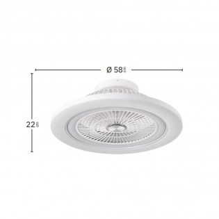 Ventilateur plafonnier LED Mato CCT (72W)