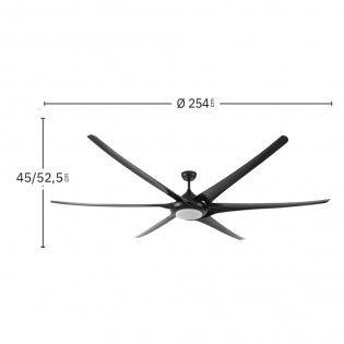 Ventilateur de plafond LED Moncayo CCT (30W)