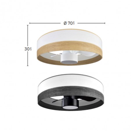 Ventilateur plafonnier LED Olga CCT (24W)