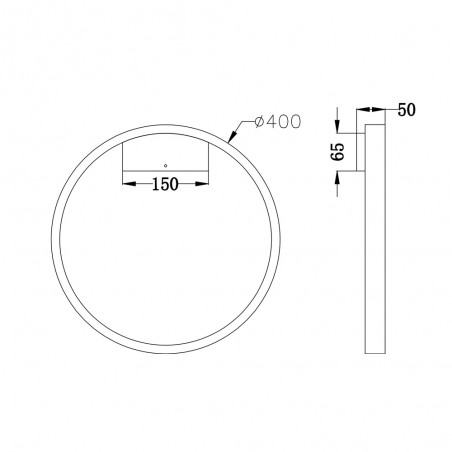 Applique Murale á LED Rim (25W)
