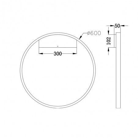 Applique Murale á LED Rim (35W)