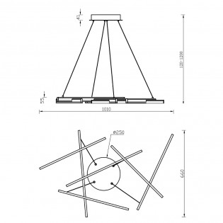 Suspension á Led Line 4000K (75W)
