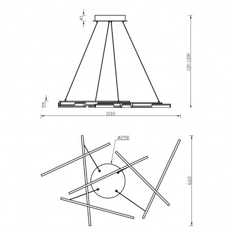 Suspension á Led Line 4000K (75W)