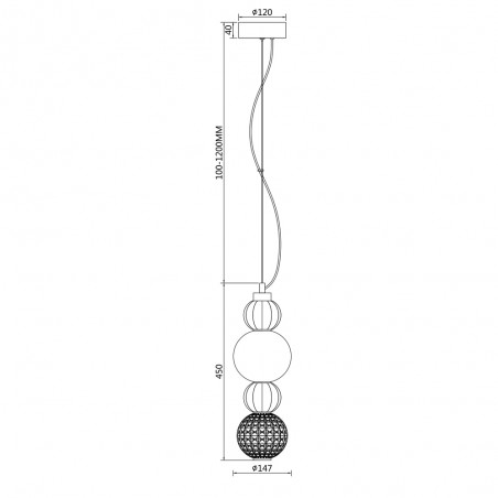 Lampe de plafond á LED Collar (17W)